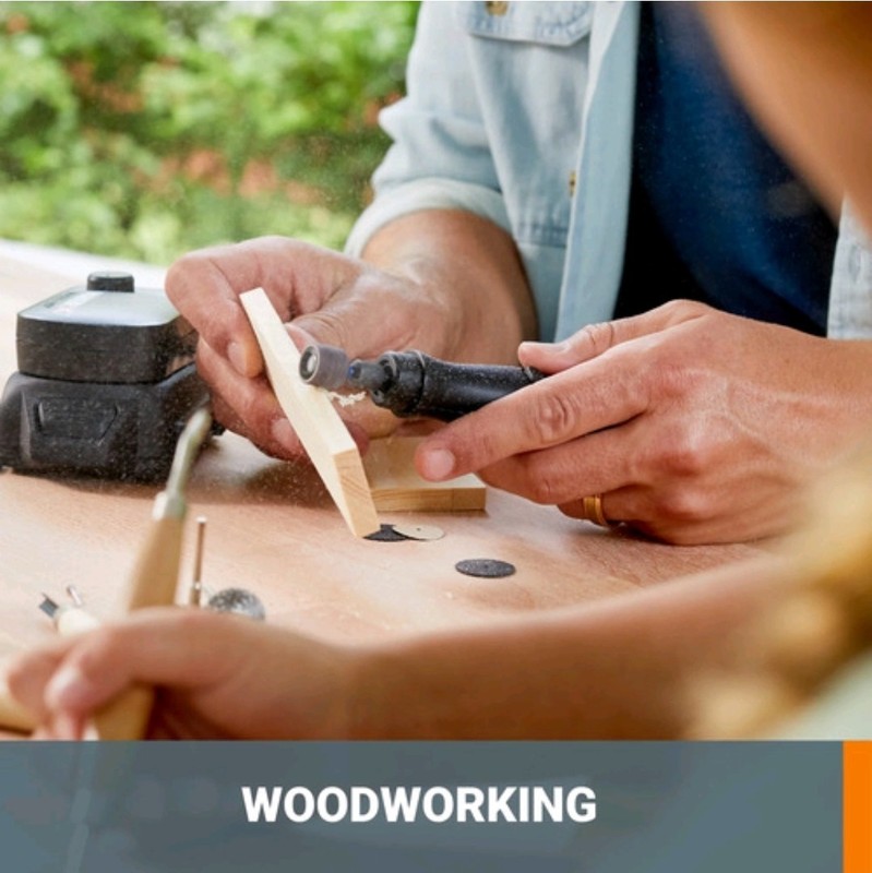 Worx® MakerX® 20V Rotary Tool Combo Kit - 3 Tool Set - Battery Included - WX991L gallery