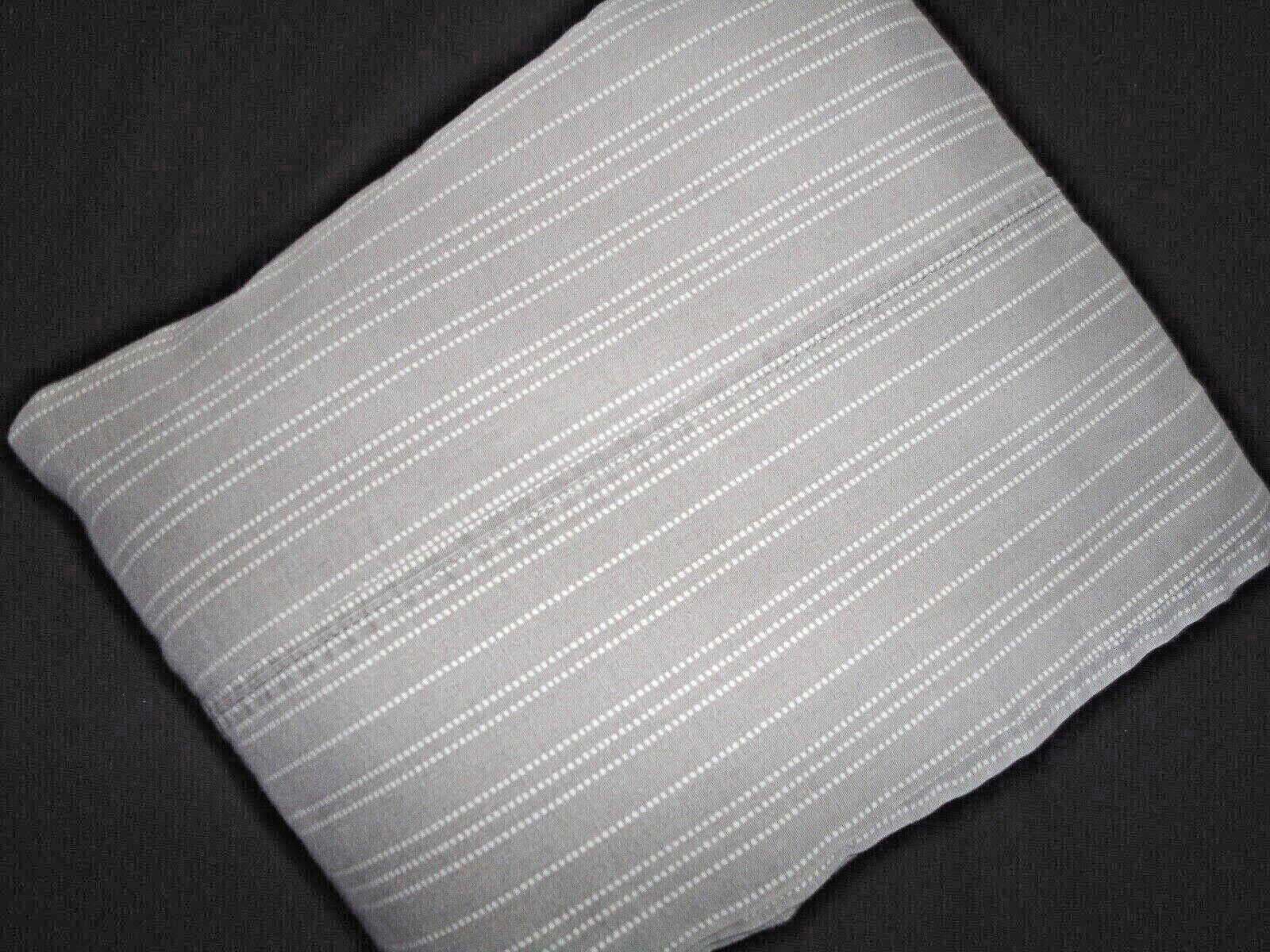 KOHL'S SONOMA EVERYDAY GRAY TICKING STRIPE (1) FULL FLAT SHEET 81 X 96 gallery