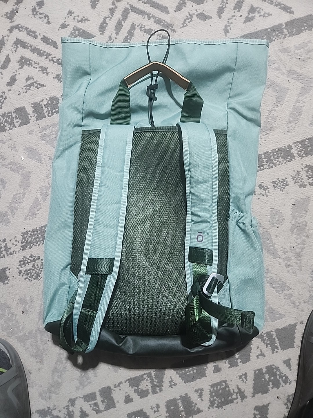 doterra backpack with multiple pockets, padded straps and adjustable waist strap 3