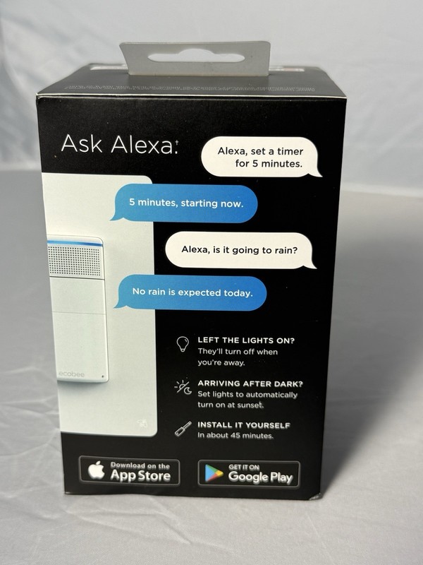 ecobee Switch+ EB-SMSWV-02 Smart Light Switch Alexa HomeKit Wi-Fi White gallery