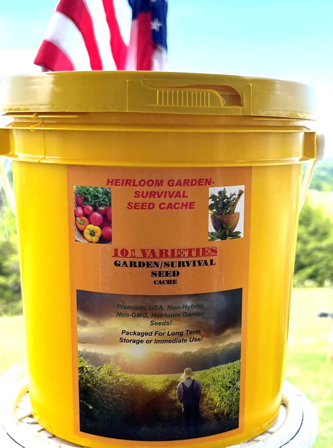 DOOMSDAY/PREPPERS SURVIVALIST EMERGENCY Cache 101 Varieties! 47,000+ Seed KIT gallery