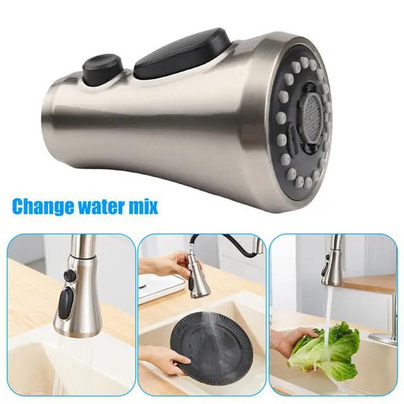 Spray Head Pull Down Kitchen Faucet Replacement Part American Standard 2 Colors gallery