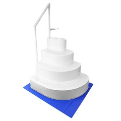 Aqua Select Above Ground Swimming Pool Entry System Step w/ Pad – (Choose Color)