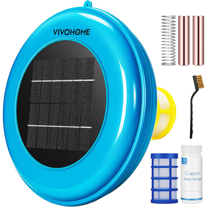 Solar Pool Ionizer Chlorine-Free Sun Shock & Water Purifier Up to 35,000 Gal gallery