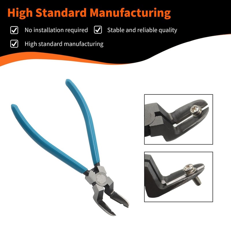 Mutipurpose Diagonal Cutting Pliers Wire Flush Cutters Stripper Car Trim Panel C gallery