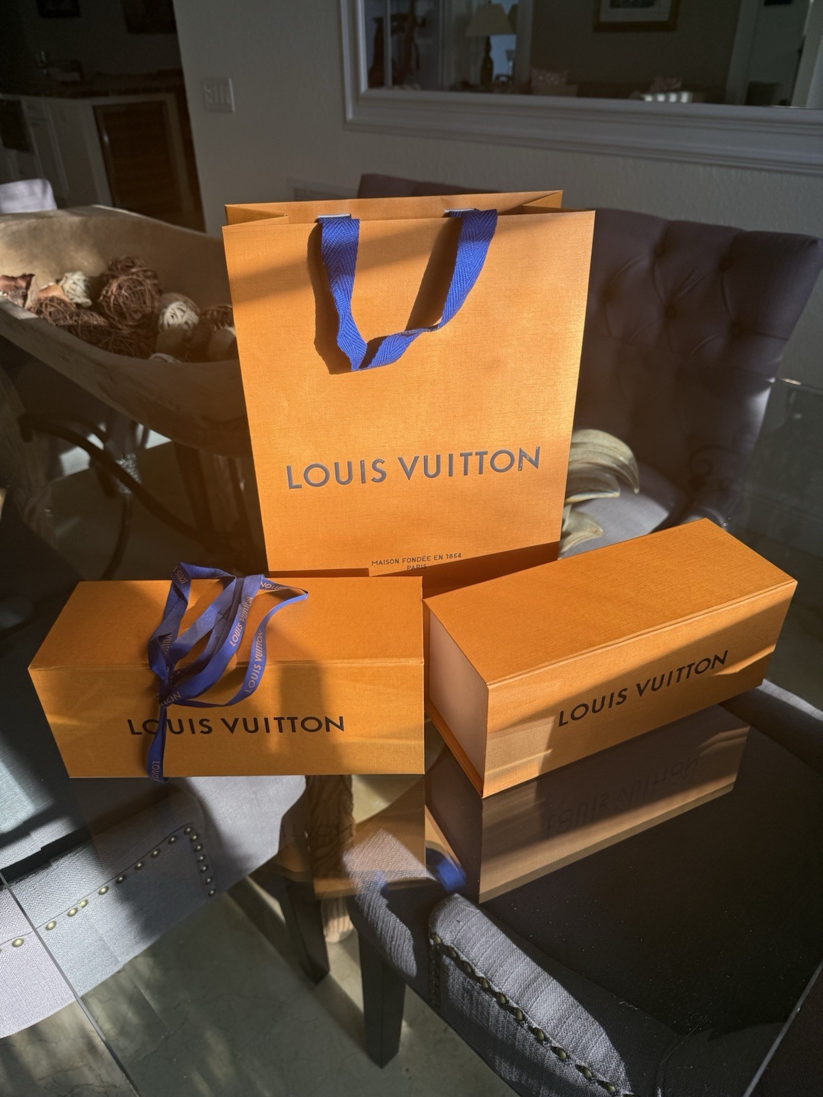 Louis Vuitton Empty Perfume/Cologne Box and bag gallery