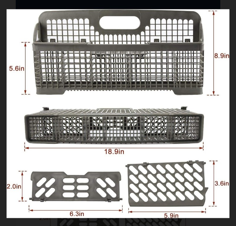 8562043 Dishwasher Silverware Basket Replace Whirlpool for WP8562043 8531233 gallery