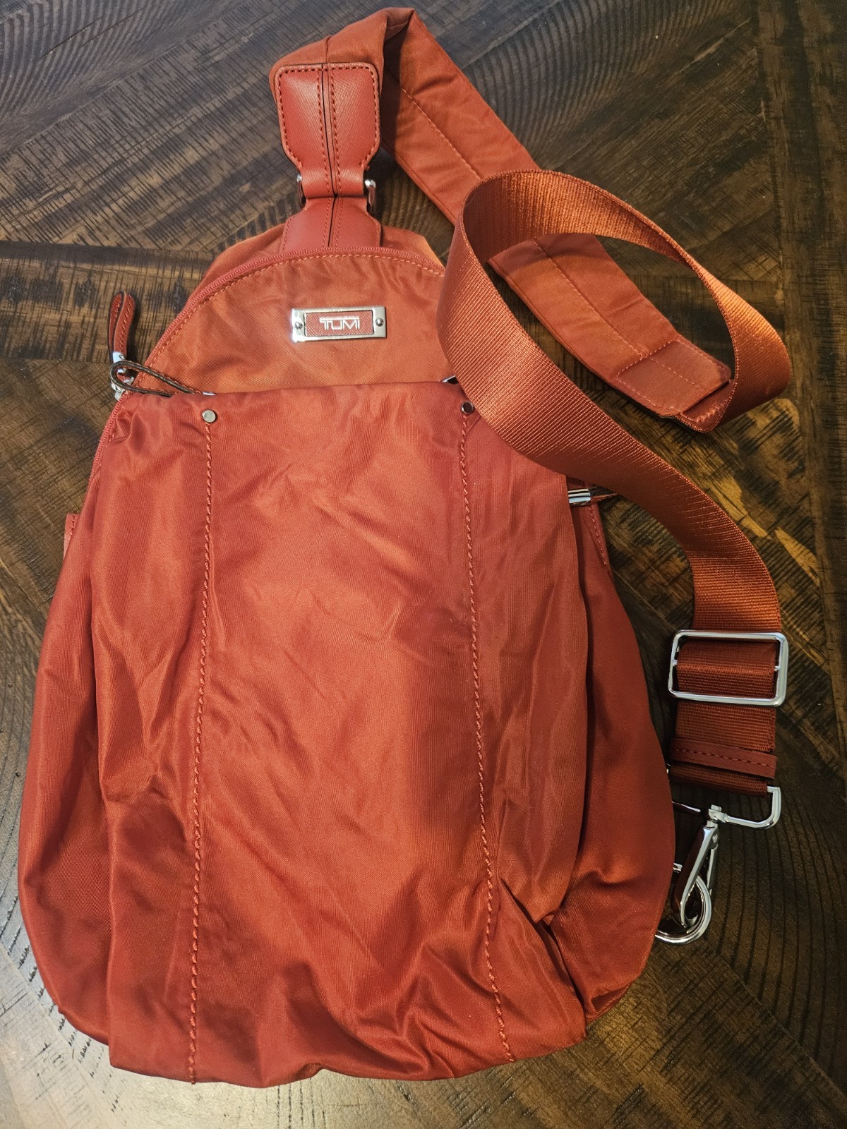Tumi Sling Backpack Orange Crossbody