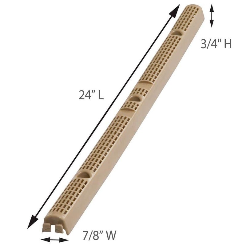 (5) 24 in. Universal Vertical Plastic Roof Closure Strips (6-Pack) Suntuf Suntop gallery