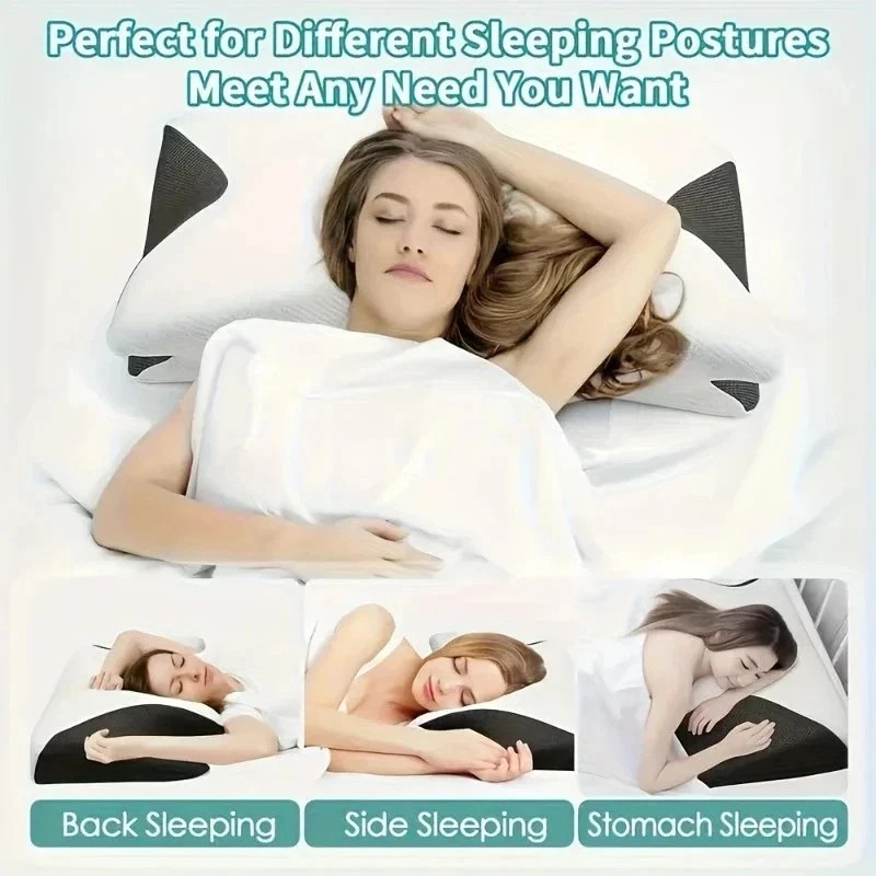 Cervical Memory Foam Pillow for Neck Pain Relief Ergonomic Neck Support Pillows gallery
