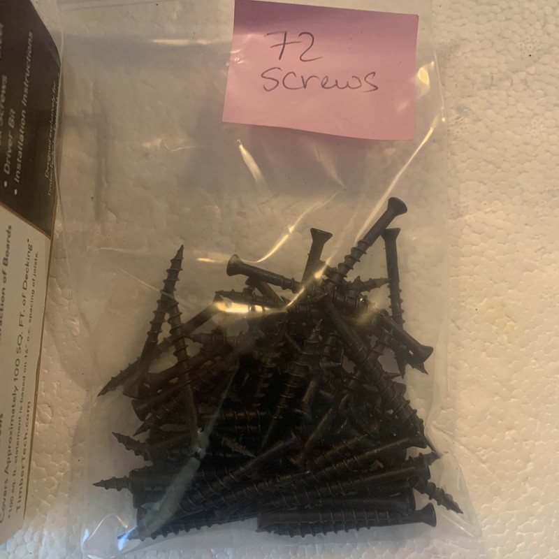 TimberTech CONCEALoc Deck Hidden Fasteners PARTIAL BOX 175 Fasteners & 72 Screws gallery