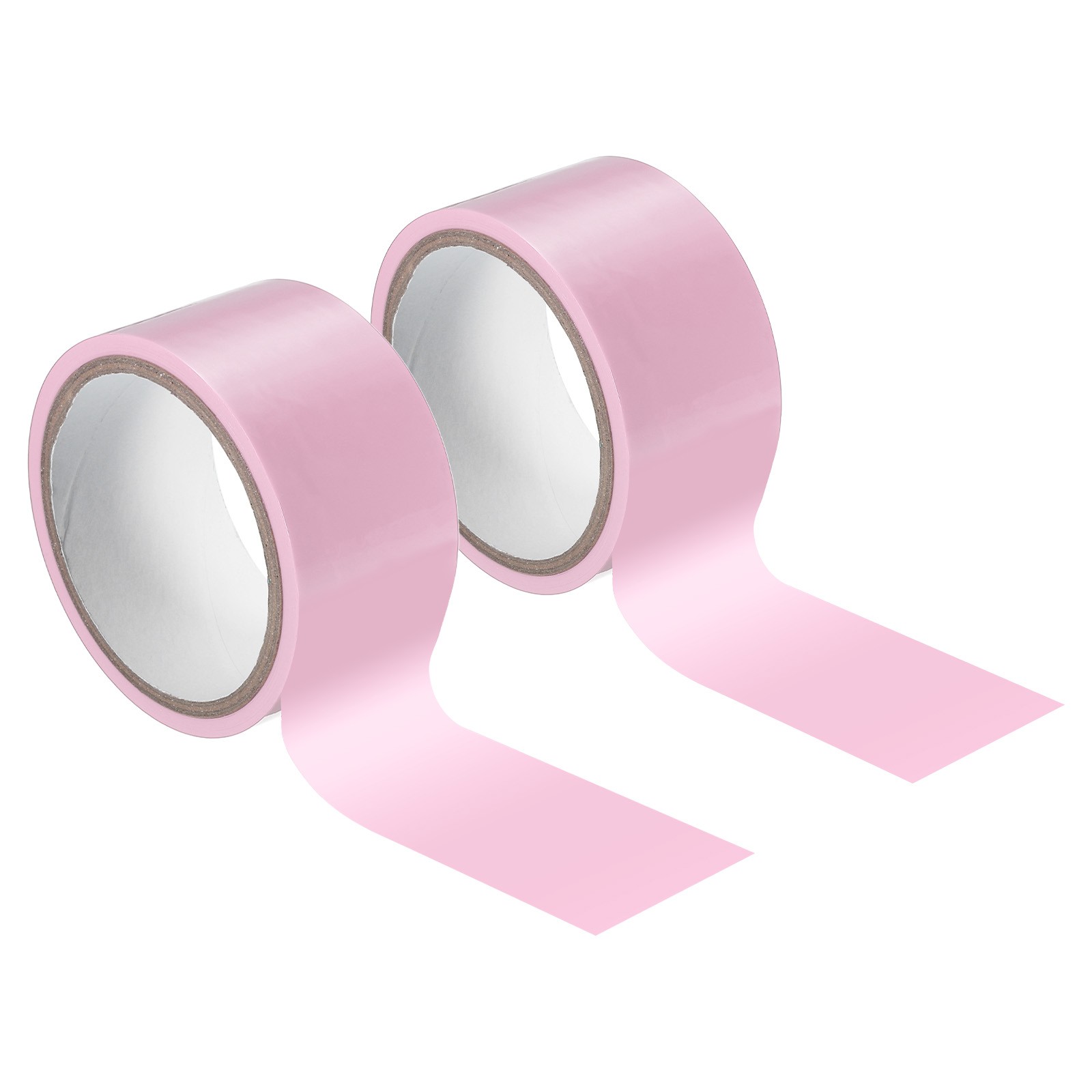 Non Stick Static Tapes 2 in x 50 Ft, 2 Roll Duct Tape for Organizing Cable Pink gallery