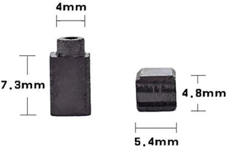4 Pack Carbon Motor Brushes Compatible Dremel 3000 200 Repair Parts gallery