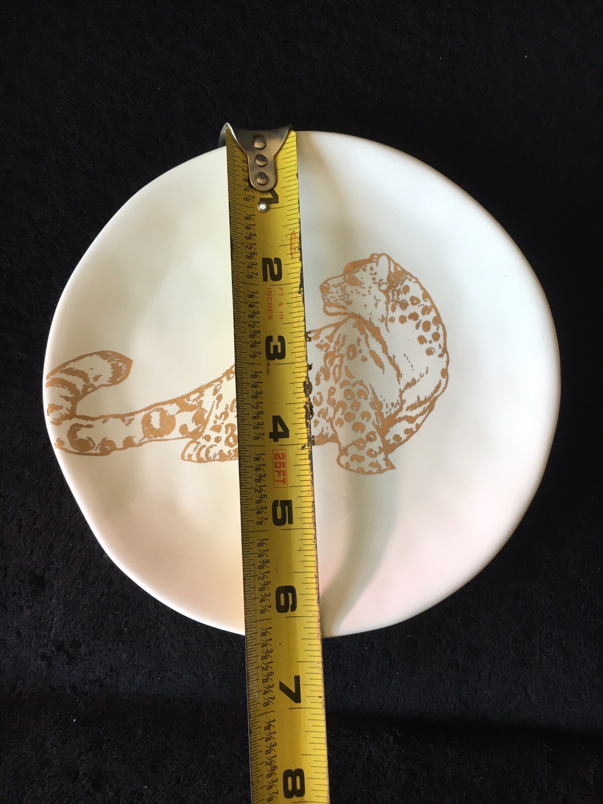Lux Noir Collection Table Decor 6-Inch Plate New gallery