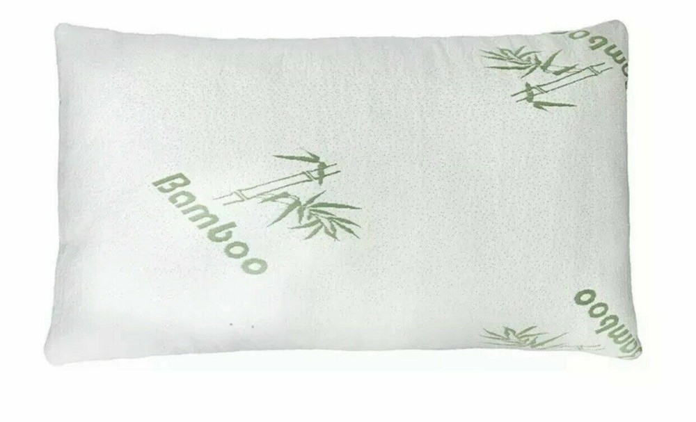 Cool Bamboo Pillow Adjustable Shredded Memory Foam Pillow King or Queen