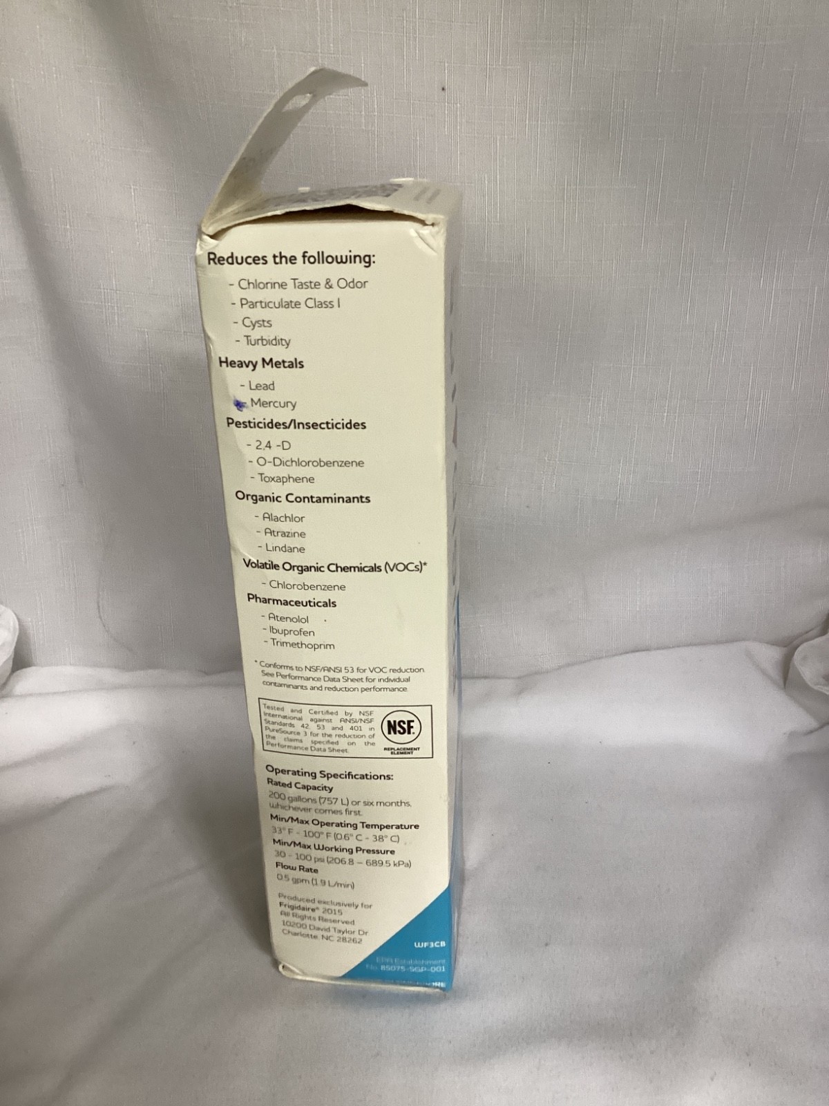 FRIGIDAIRE PURE SOURCE 3 WATER & ICE REFRIGERATOR FILTER WF3CB gallery