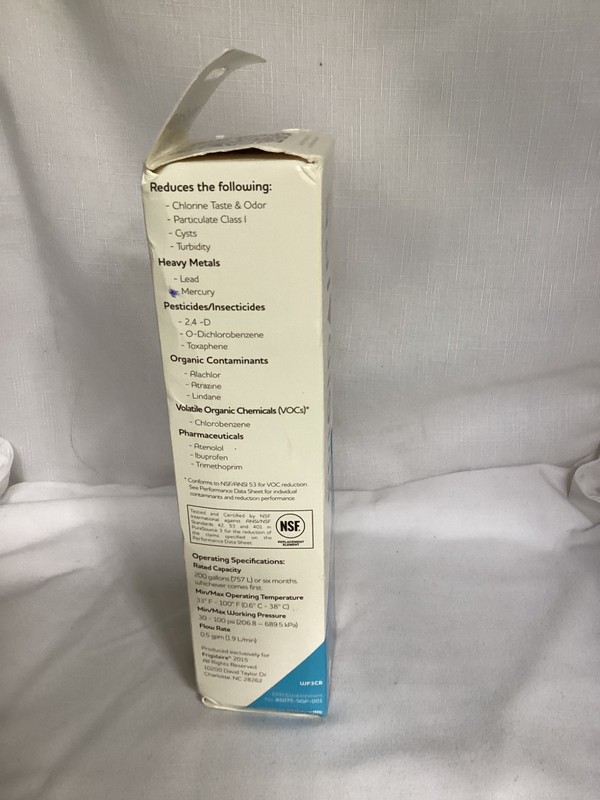 FRIGIDAIRE PURE SOURCE 3 WATER & ICE REFRIGERATOR FILTER WF3CB gallery