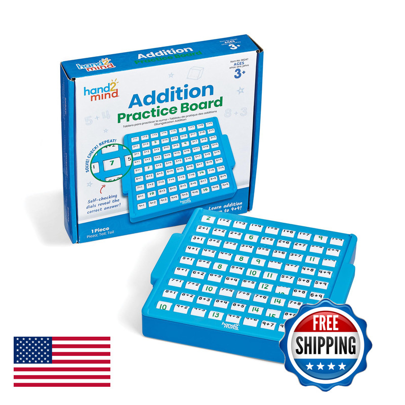 Hand2Mind Addition Practice Board Math Facts Games Number Games Math