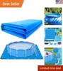 Durable PE Swimming Pool Ground Cloth 10x10Ft - Protects Against Cuts and Debris gallery