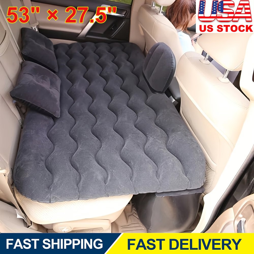 Car Air Mattress Inflatable SUV Truck Camping Mattress for Back Seat w/ Air Pump gallery