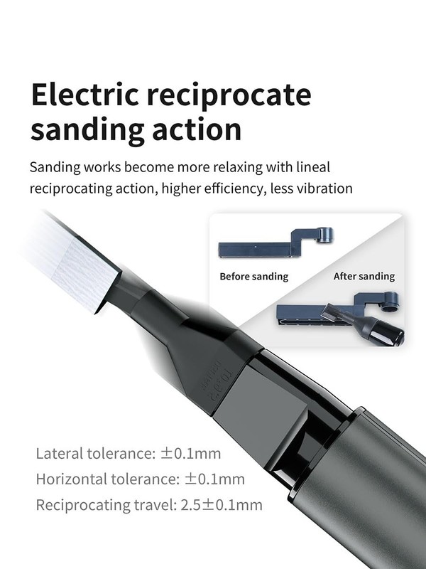 DSPIAE PRO Reciprocating Electric Sander, With 8 sanding Heads, Silicon sandp gallery