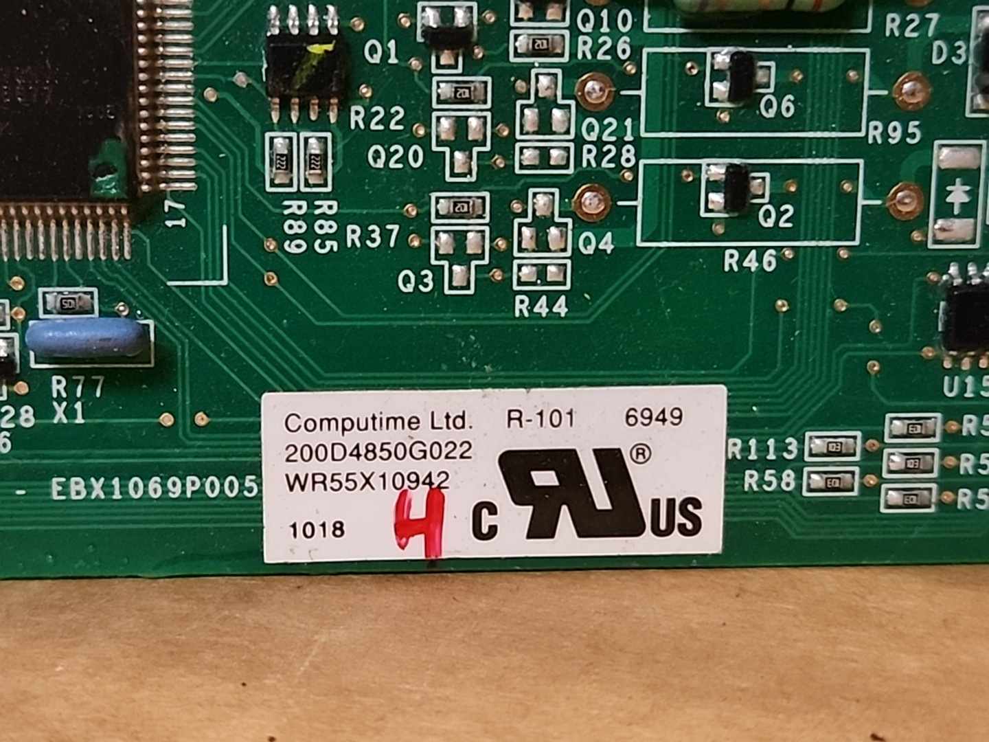 GE Refrigerator Main Control Board P# WR55X10942 200D4850G022 gallery