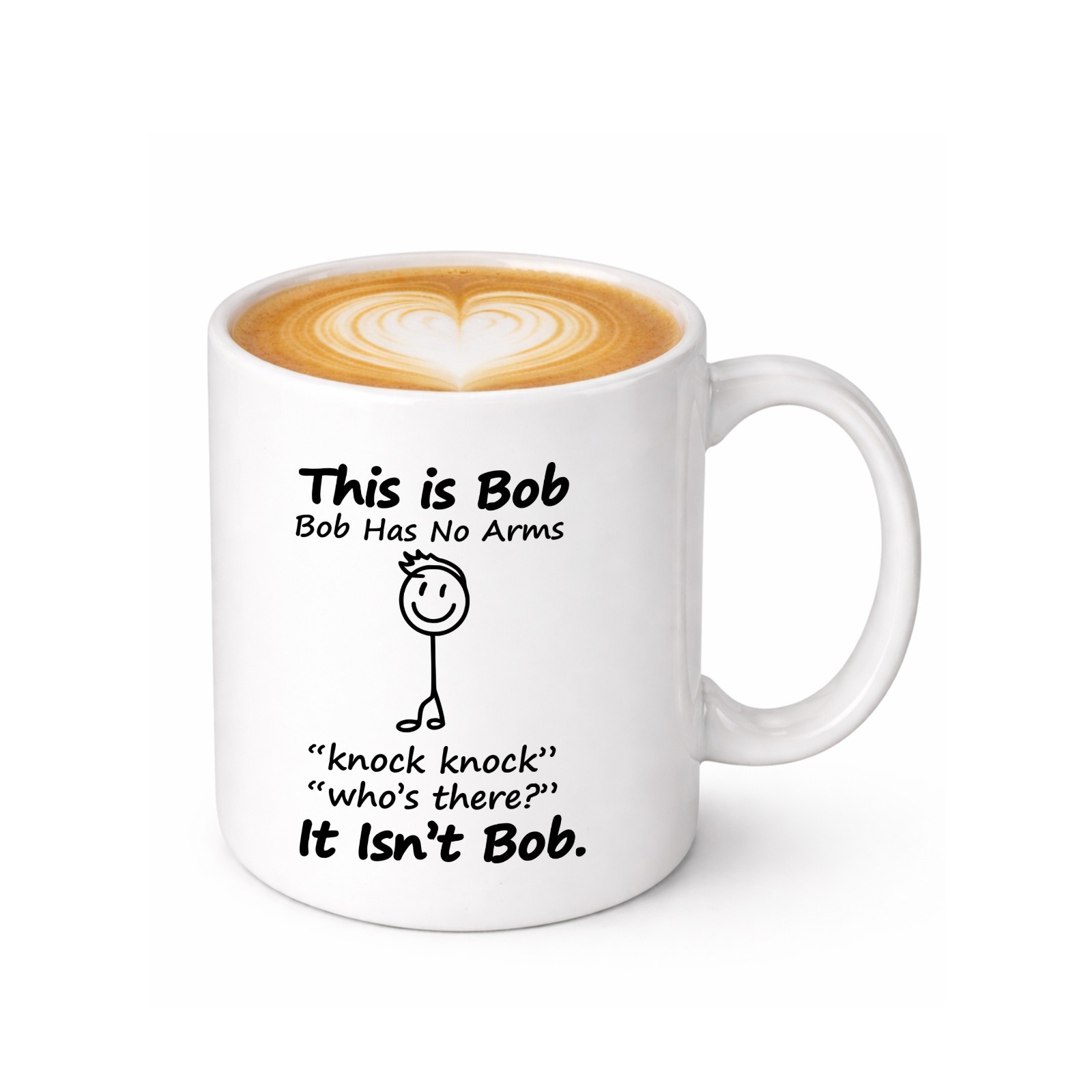 This Is Bob Funny Stickman Figure Coffee Mug - Bob Has No Arms Adult Humor Mug gallery
