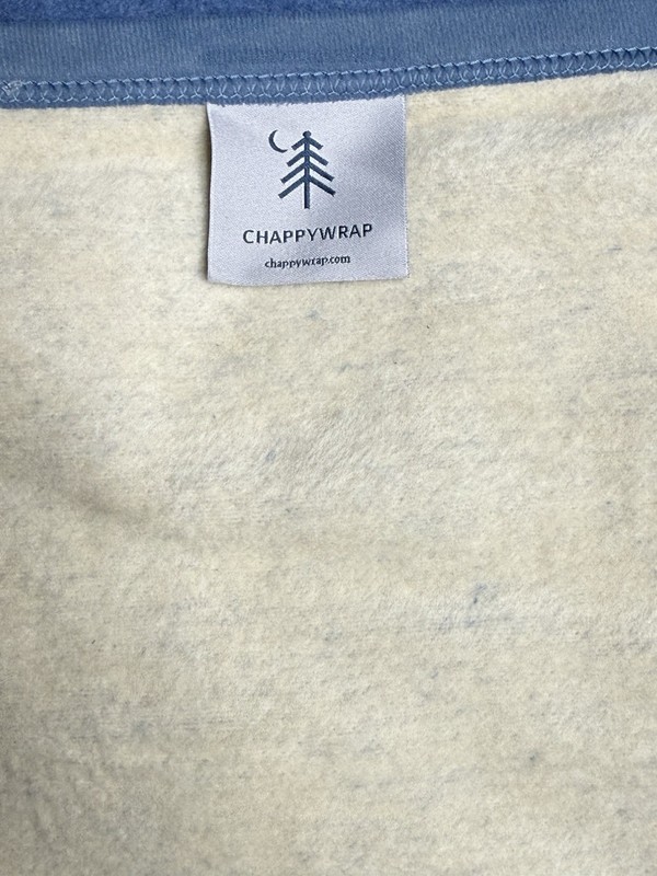 ChappyWrap Reversible Blanket, 60" x 80"' Cape & Islands Ocean Blue/Cream Read gallery