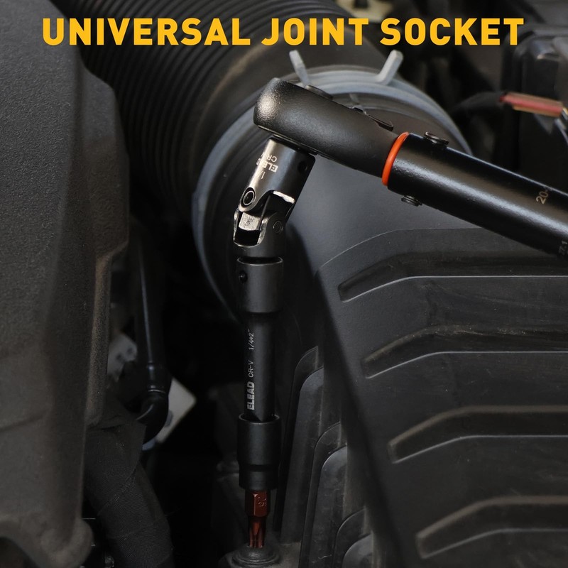 4-Piece 1/4" Drive Socket Extension Bar Set, 2, 4, 6 inch Professional Extens... gallery