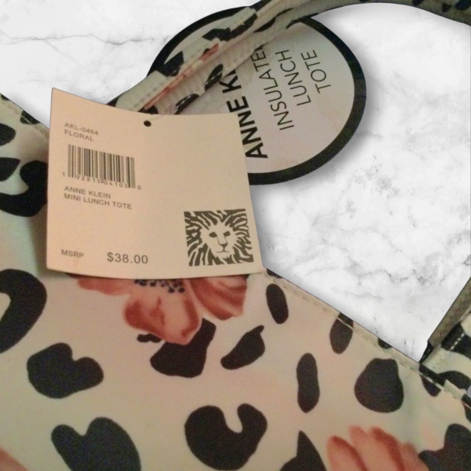 Anne Klein Leopard Floral Insulated Lunch tote gallery