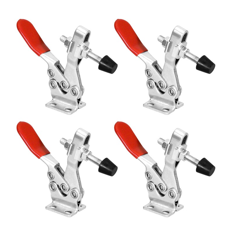 POWERTEC Horizontal Quick-Release Toggle Clamp, 500 lbs 225D - 4pcs (20326) gallery