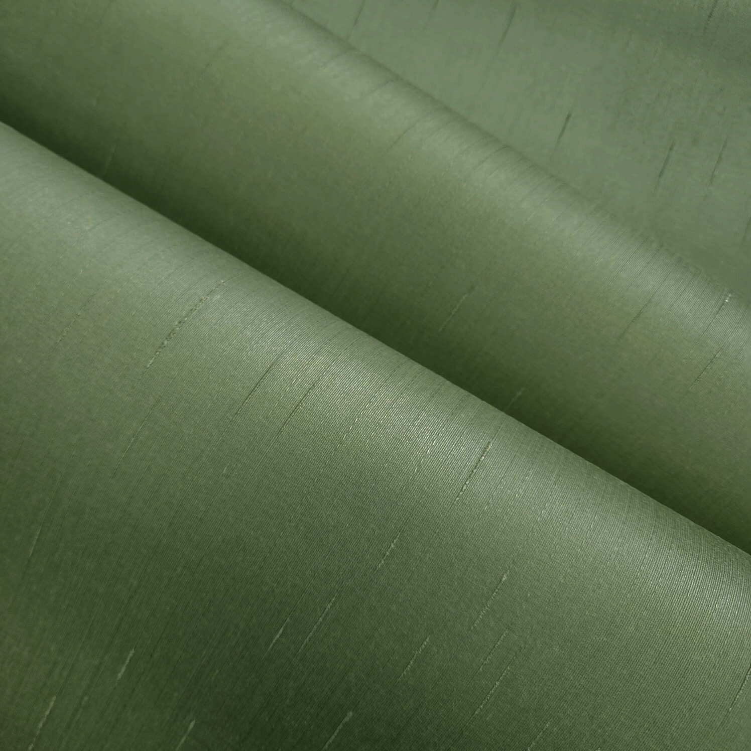 Olive green vertical silk natural thread fabric wallpaper modern wallcoverings gallery