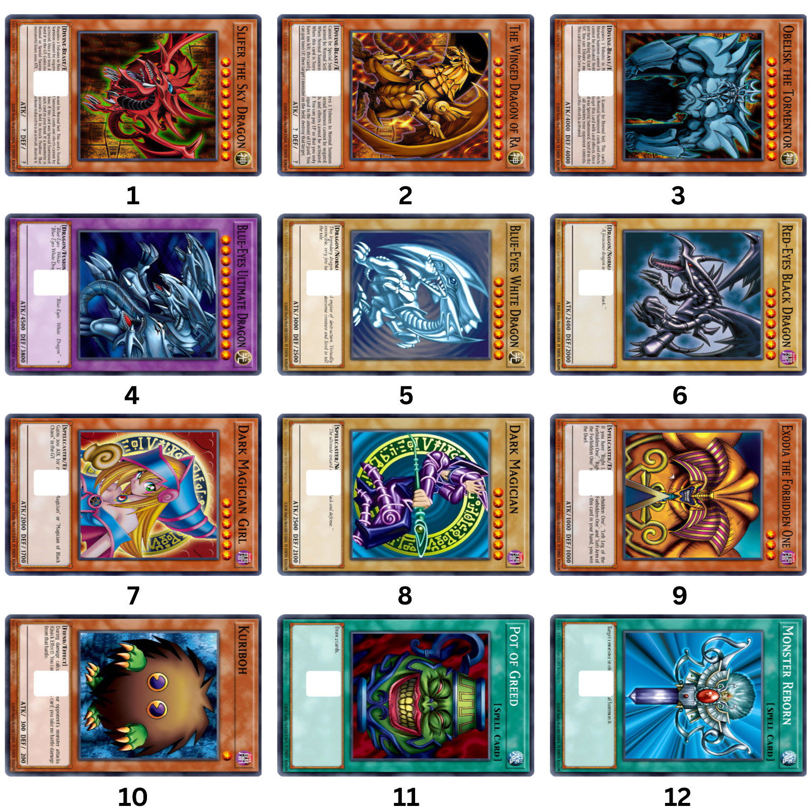 Custom Glossy Yugioh Credit Card Sticker/Cover Decals/High Quality Print gallery
