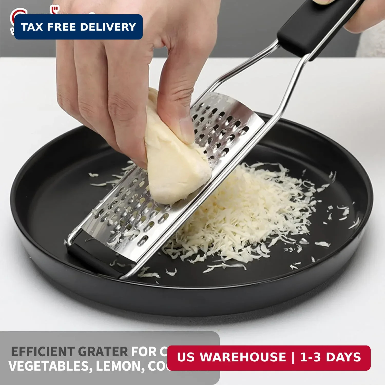 Cambom Cheese Grater Lemon Zester, Graters for Parmesan Cheese, Lemon, Citrus, G gallery