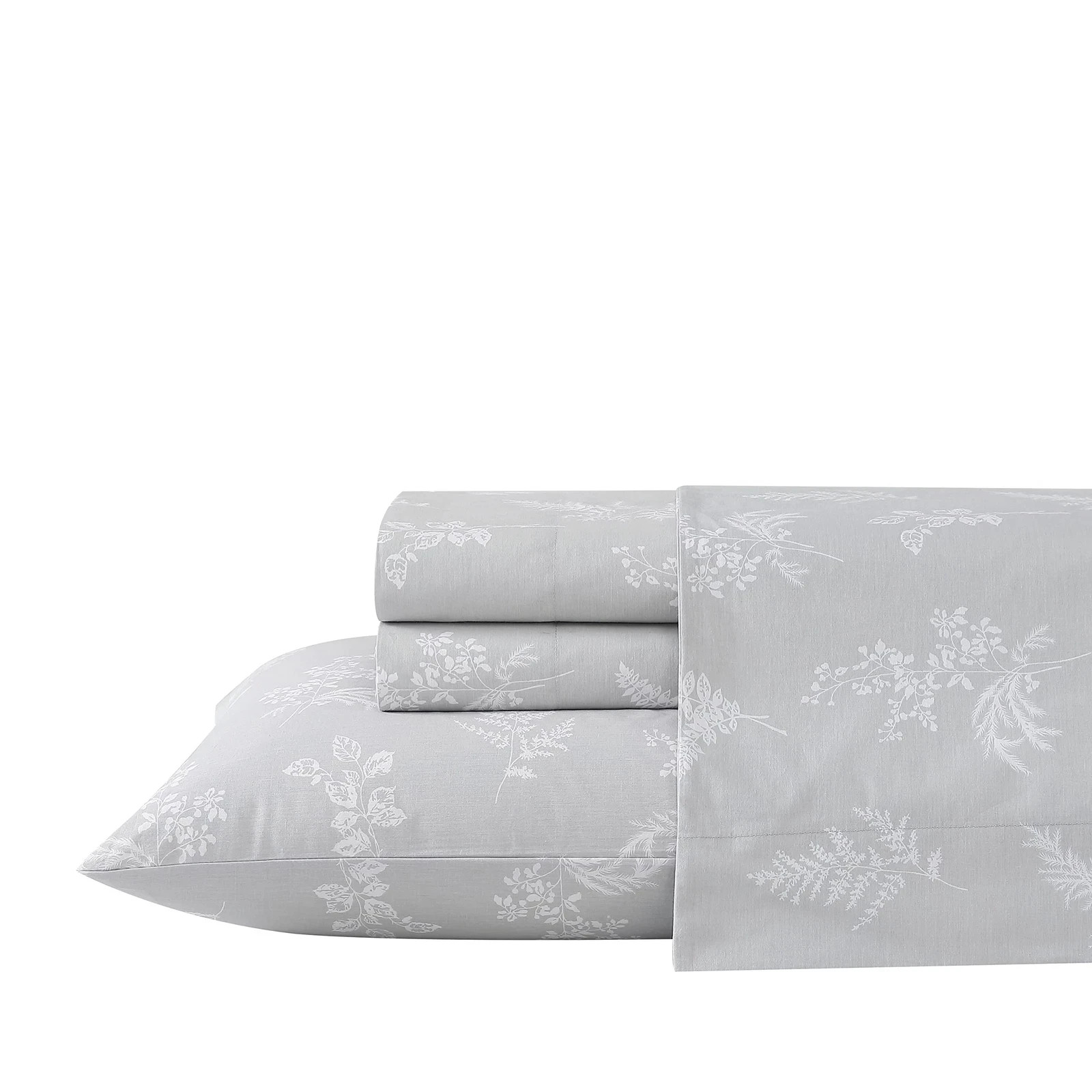 Stone Cottage - Queen Sheets, Cotton Percale Bedding Set, Crisp & Cool Home D... gallery
