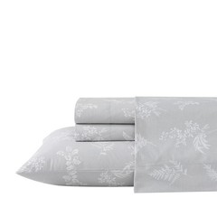 Stone Cottage – Queen Sheets, Cotton Percale Bedding Set, Crisp & Cool Home D…