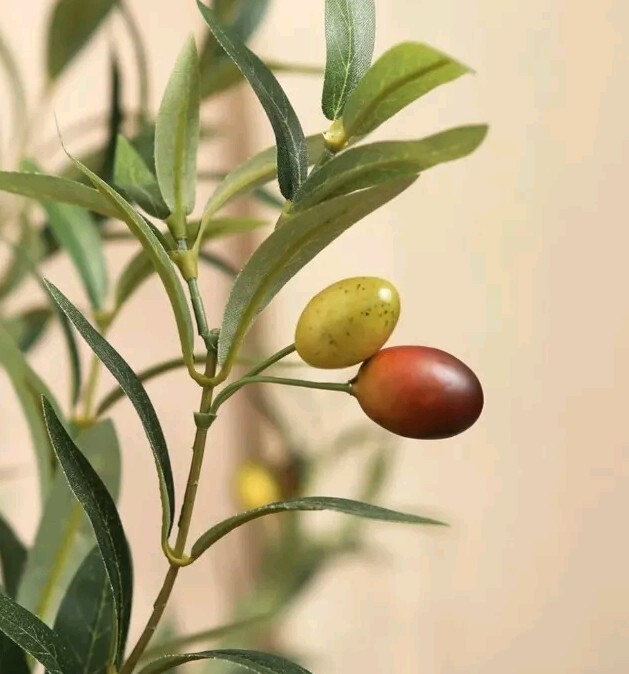 Artificial Olive Tree 6ft Tall 73in Fake Pottd Faux Silk Plant Home Deco Kazeil gallery