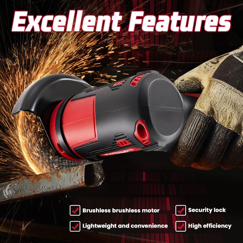 3 Inch 12V Lithium Electric Angle Grinder - Handheld Grinding Polishing Tool gallery