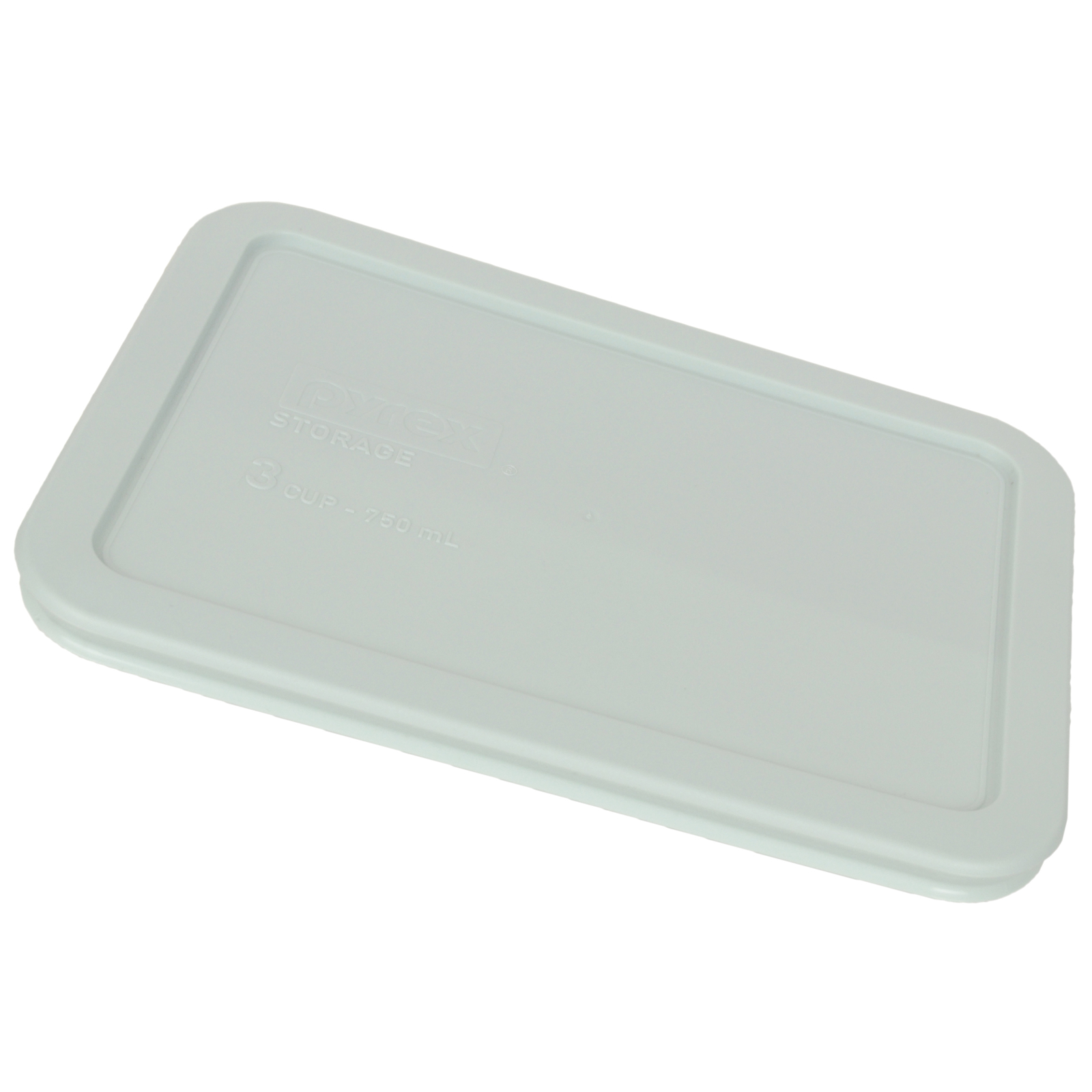 Pyrex 7210-PC Muddy Aqua Rectangle 3 Cup Plastic Storage Lid for Glass Dish gallery