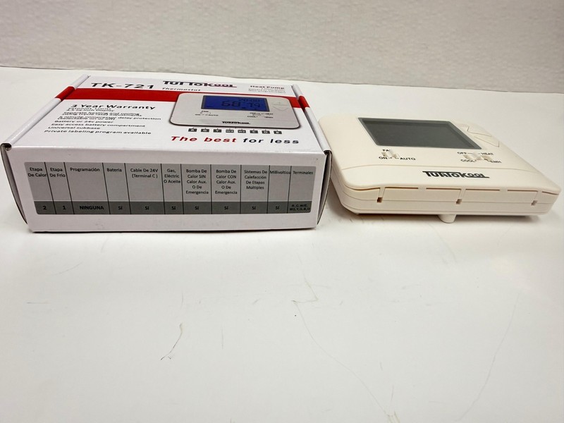 TuttoKOOL TK-721 non-programmable heat pump thermostat. gallery