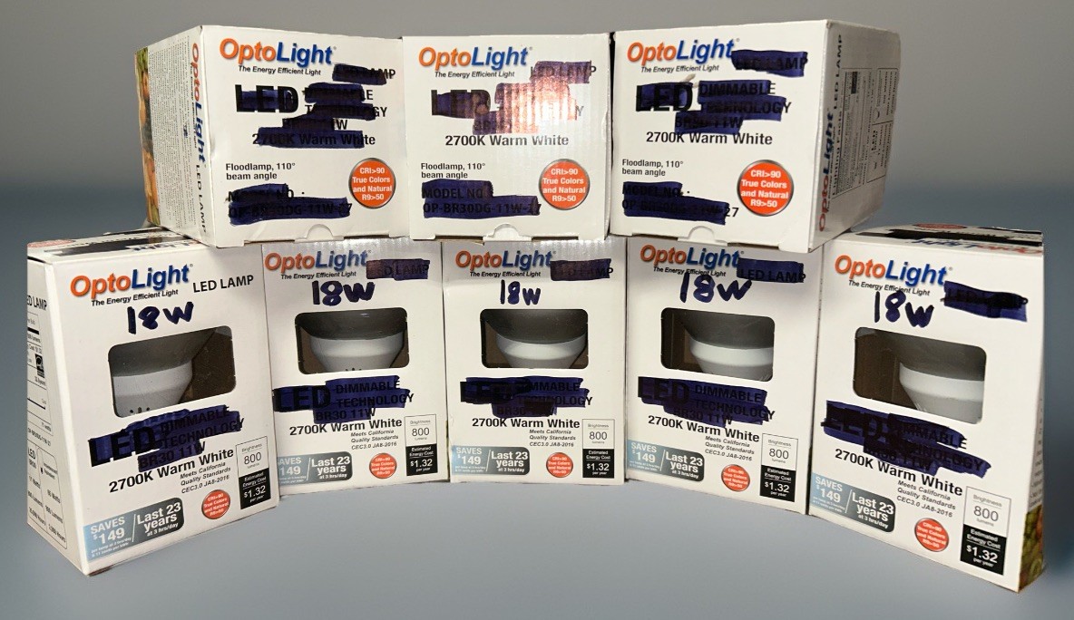 8-Pack SUNRISE 18W DES-18/R Fluorescent Light Bulb 2700K 940-Lumens INDOOR ONLY gallery