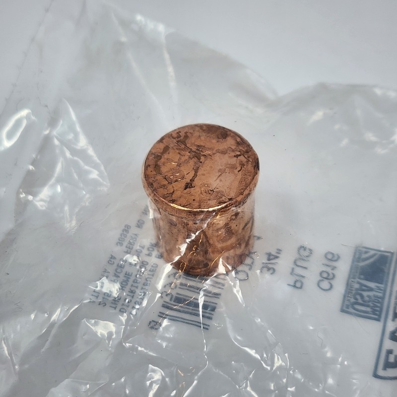 Everbilt 3/4 in. Copper Plug Fitting C616 (15 Pack) gallery
