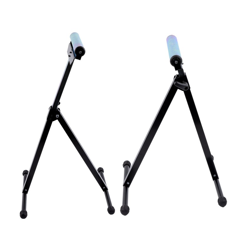 2PCS Roller Support Stand 132 Lbs Load Capacity, 26-3/4" to 42-1/5" Black gallery