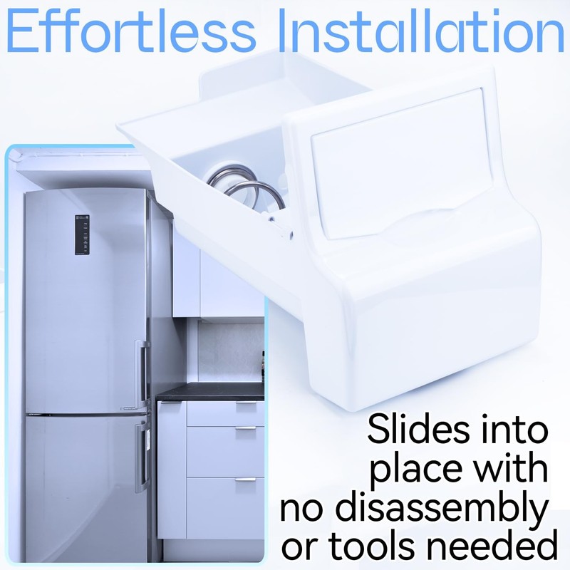Refrigerator Ice Maker Tray Assembly 241860803 Compatible with Frigidaire Fri... gallery