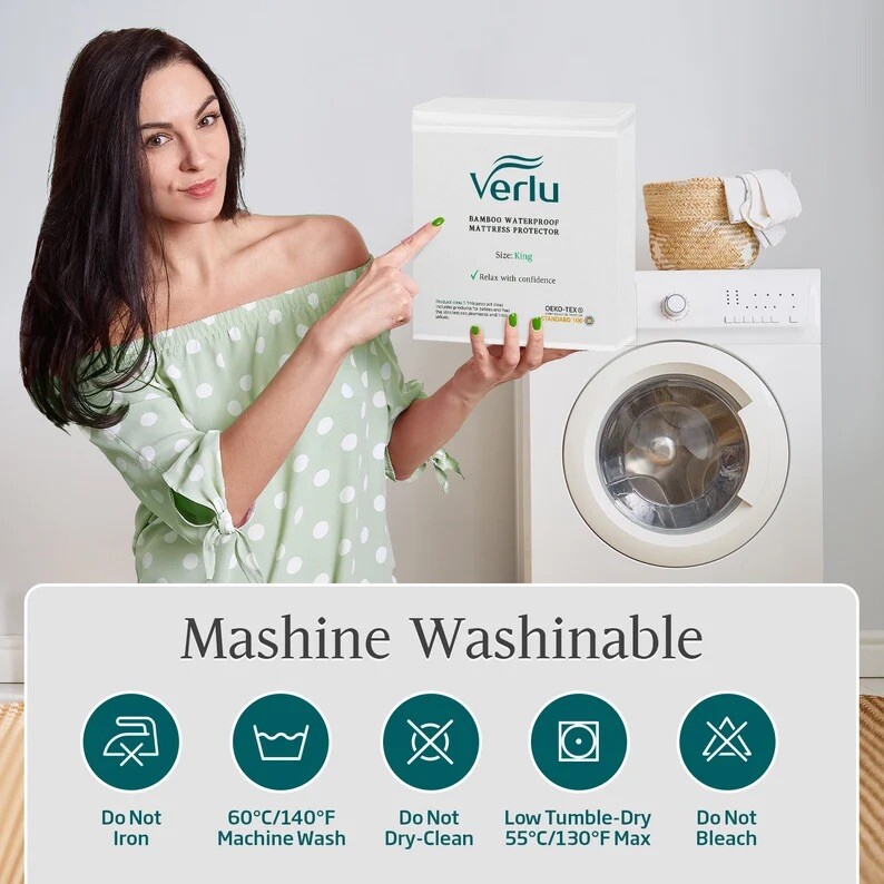Verlu Waterproof Mattress Protector - King gallery