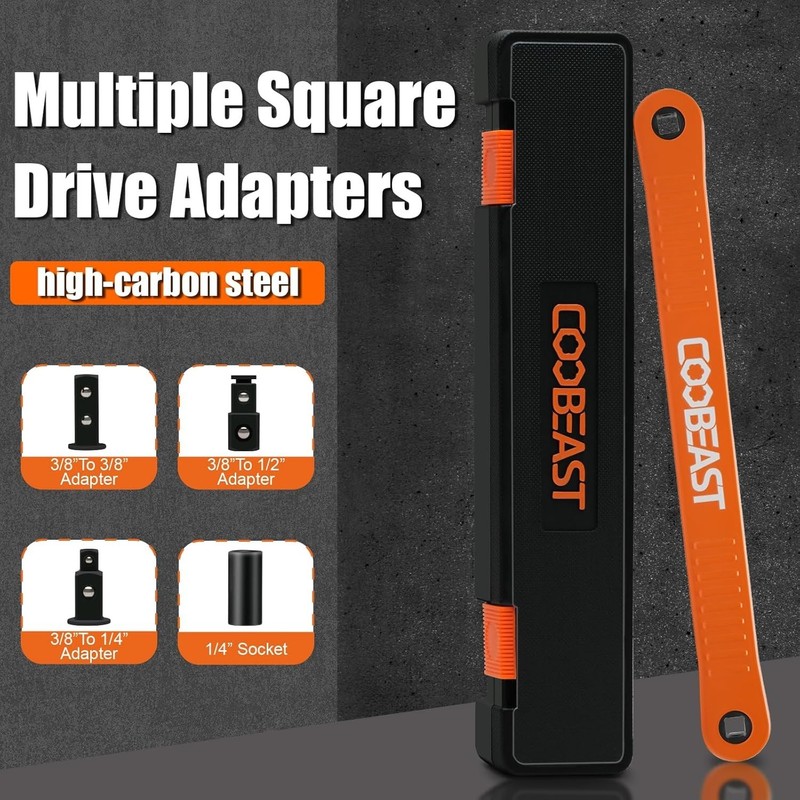 3/8 Inch Offset Extension Wrench Impact Ready Socket Wrench Extender Tool NEW US gallery