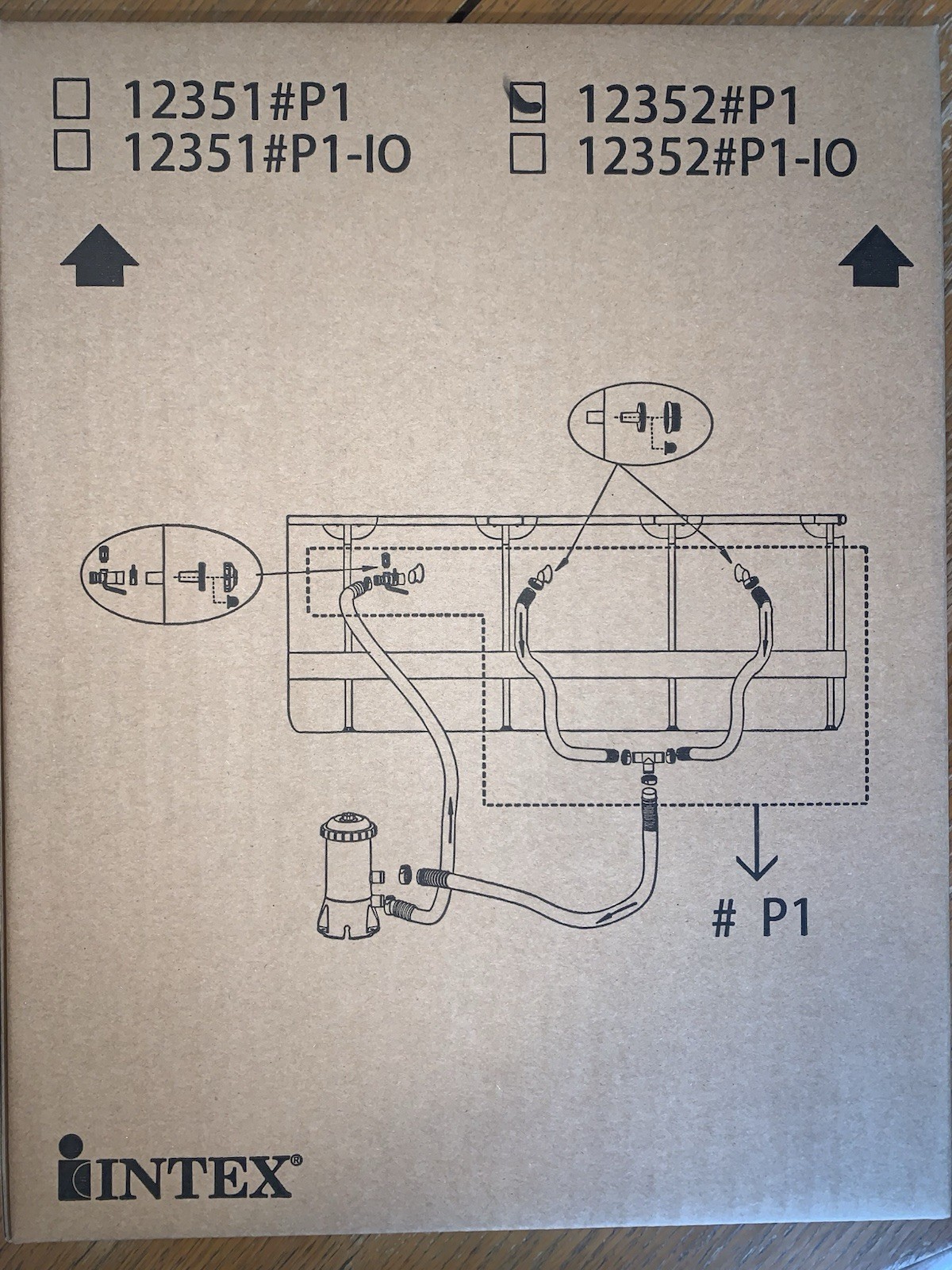 Intex 12352 #P1 Accessory Kit Hoses and Attachments And User Manual NEW gallery