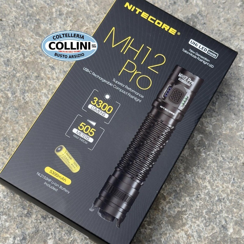 Nitecore - MH12 Pro - Rechargeable USB - 3300 Lumens And 1656 10/12ft - Torch - gallery