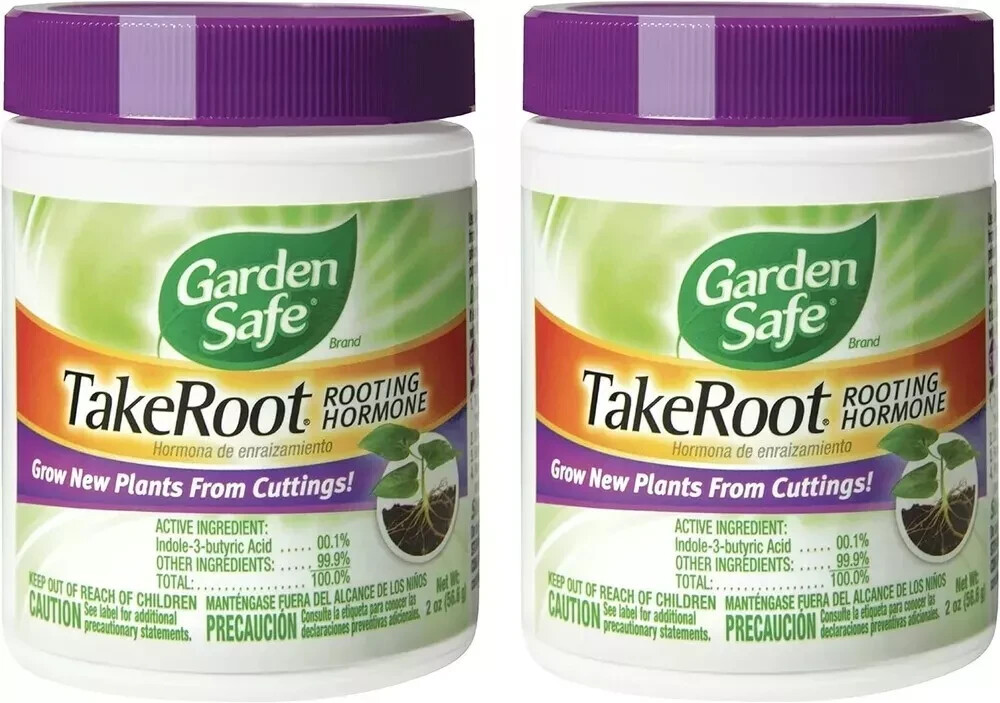2 Pack Garden Safe Takeroot Rooting Hormone, New Plants Growth Powder - 2 Oz gallery