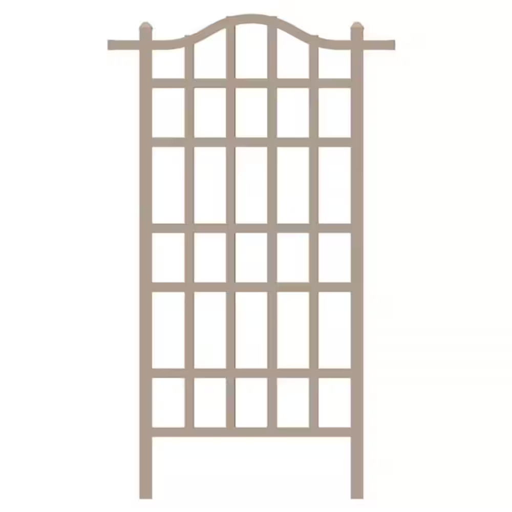 Melrose 75 In. Mocha Vinyl Trellis gallery